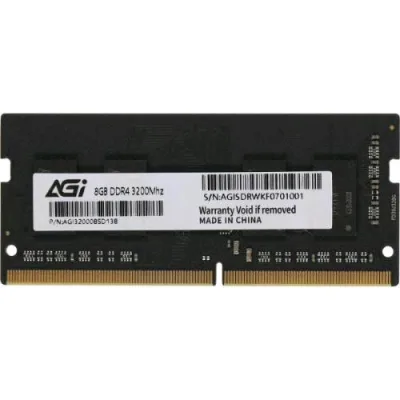 AGI AGI320008SD138 Memoria RAM 8GB 3.200MHz Tipologia So-Dimm Tecnologia DDR4