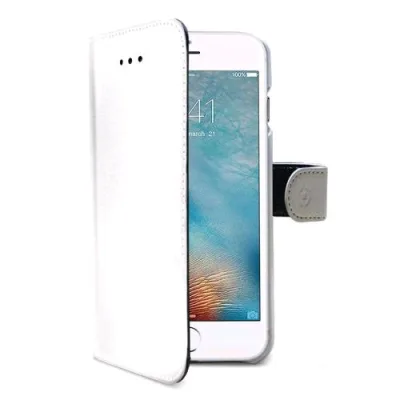 Celly Apple iPHONE XR Custodia a Portafoglio Similpelle Flap Magnetico Bianco