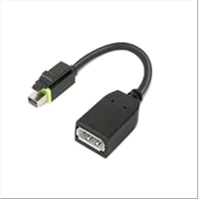 Lenovo 4X90Q93975 Adattatore Mini Display Port Maschio/Display Port Femmina Colore Nero