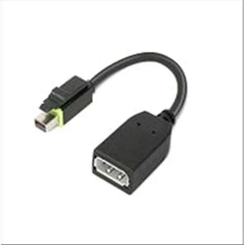 Lenovo 4X90Q93975 Adattatore Mini Display Port Maschio/Display Port Femmina Colore Nero