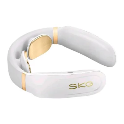 SKG K6E Neck Massager Dispositivo per Massaggio Cervicale con Funzione Riscaldante Bianco