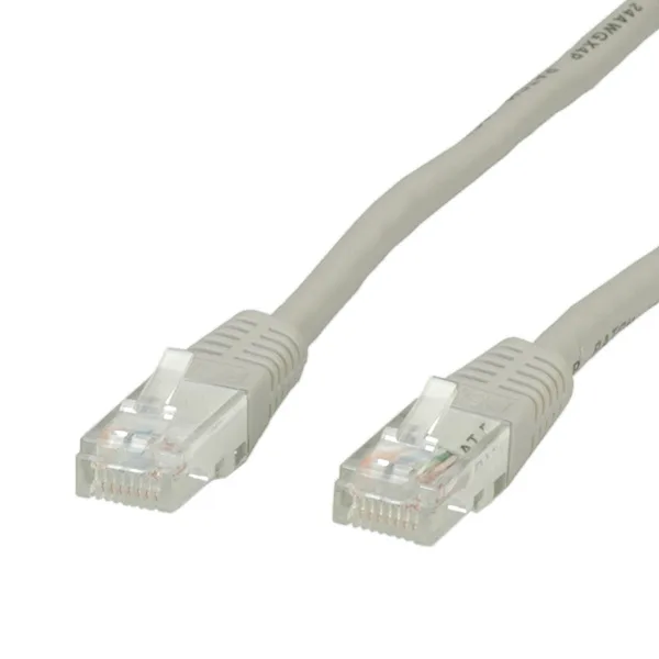 CAVO RETE UTP CAT.6 3MT GRIGIO NO SCHERMATO