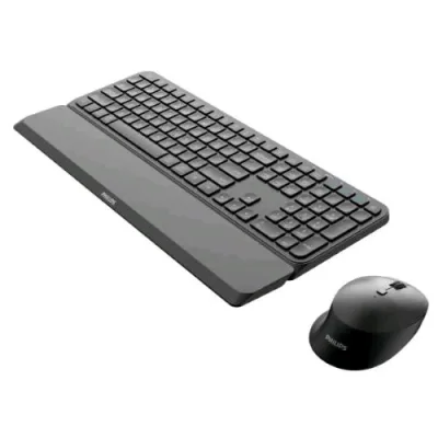 Philips Combo Tastiera + Mouse Ottico Wireless Bluetooth 7 Tasti 3.200 DPI