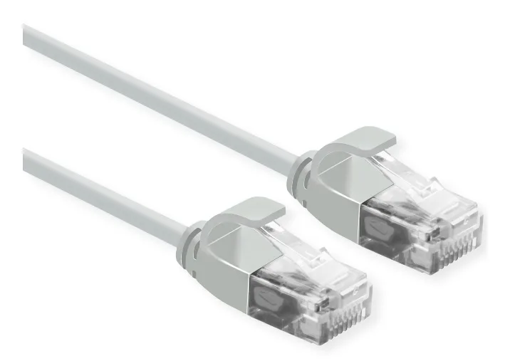 CAVO RETE UTP CAT.6A 1MT SLIM LSOH GRIGIO NO SCHERMATO PER DATA CENTER
