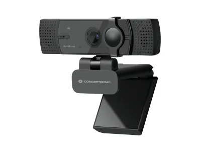 WEBCAM 4K AUTOFOCUS DOPPIO MIC. BK 3840*2160 60FPS USB 2.0 PRIVACY