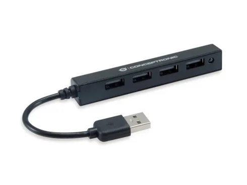 HUB USB 2.0 4 PORTE BK 4*USB A