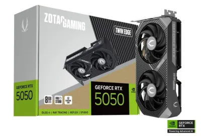 Zotac Geforce RTX 5050 Twin Edge 8GB GDDR6 DLSS4 Dual Fan PCI Express 5.0 16X -1 x HDMI 3 x Displayport