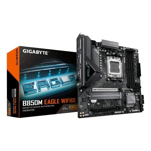 Gigabyte B850M EAGLE WI-FI 6E AMD B850 4 x DDR5 2x M.2 4 x SataIII AM5 HDMI 2 x DisplayPort mATX