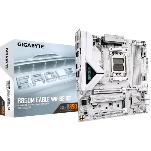 Gigabyte B850M Eagle Wi-Fi 6E Ice Scheda Madre Socket AM5
