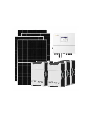 Kit fotovoltaico trifase 20020W inverter 20kW batteria al litio 26.1kWh Weco EVO 5k3