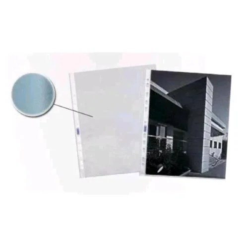 Favorit Air Buste con Foratura Universale in PP CM 24X30,5 A4 Buccia Arancia Trasparente Conf 26 Pz.