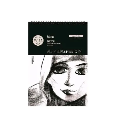 CWR Idea Blocco da Disegno con 30 Fogli 90 g 21X31.2 cm A4+ Bianco