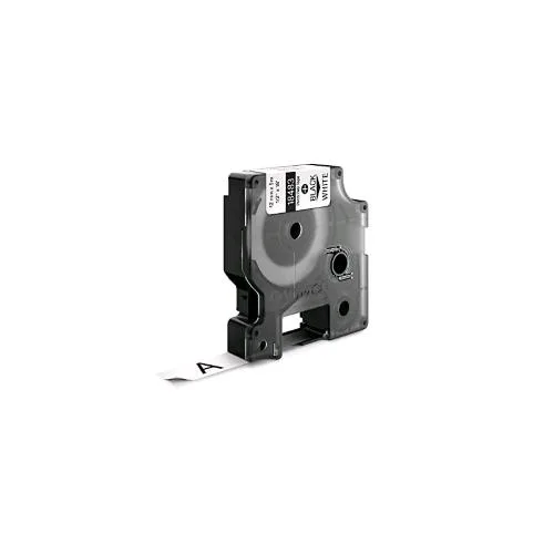 Dymo Nastro per Etichette in Poliestere 12 mm x 5.5 m Bianco Stampa Nera