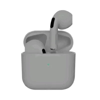 AKAI Air Buds Ultra Slim Auricolari Bluetooth Wireless con Custodia Argento