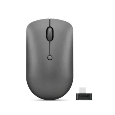 Lenovo 540 Mouse Ottico Wireless Compatto 2.400 DPI con Ricevitore USB-C Storm Grey