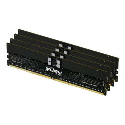Kingston Fury Renegade Pro 128GB Kit 4 x 32GB DDR5 5600MHz Expo XMP 3.0 CL28 Ecc Dimm Nero