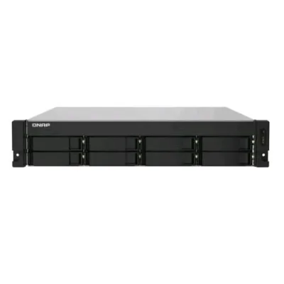 QNAP TS-832PXU NAS Chassis Rack 2U Annapurna Labs AL324 1.7GHz RAM 4GB-8 Bay HDD/SSD 2.5"/3.5"-2 Slot SFP+ 2XRJ-45 Black