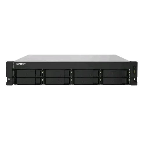 QNAP TS-832PXU NAS Chassis Rack 2U Annapurna Labs AL324 1.7GHz RAM 4GB-8 Bay HDD/SSD 2.5"/3.5"-2 Slot SFP+ 2XRJ-45 Black