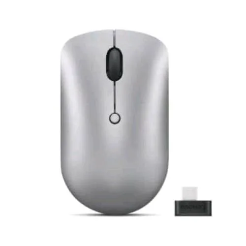 Lenovo 540 Mouse Wireless Ottico 2.400 DPI Tasti Mini Ricevitore USB-C Grigio
