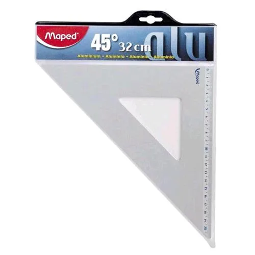 Maped Aluminium Squadra in Alluminio 45° 32 cm