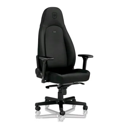 Noblechairs Icon Sedia da Gaming Sedia da Ufficio Sedia da Scrivania Ecopelle Pu Black Edition