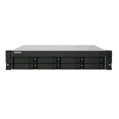 QNAP TS-832PXU-RP NAS Chassis Rack 2U Annapurna Labs AL324 1.7GHz RAM 4GB-8 Bay HDD/SSD 2.5"/3.5"-2 Slot SFP+ 2XRJ-45 Black
