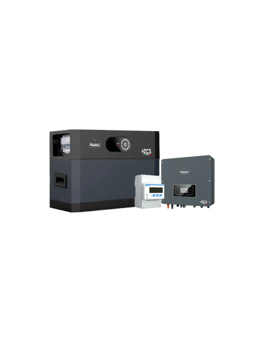 Sistema di accumulo trifase inverter 8kW Zucchetti batteria al litio HV SMART 5K 5.12kWh