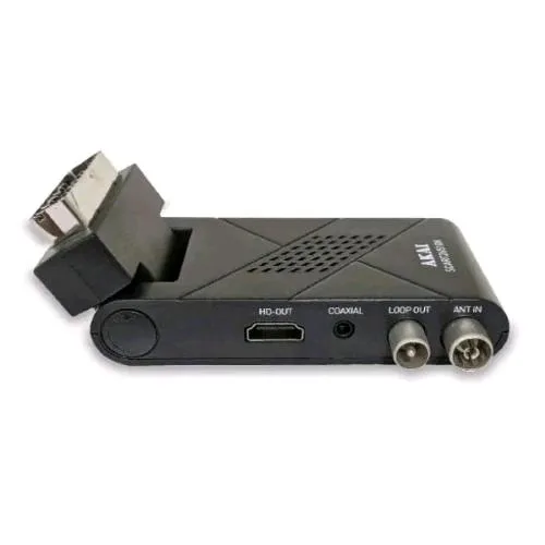 AKAI Scart 26510K Decoder DVB-T2 HD MAIN10 H265 Hevc USB Nero