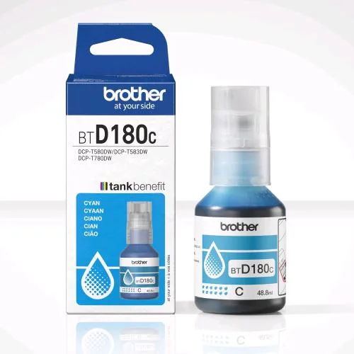 Brother BTD180C Flacone Ciano per DCP-T580DW, DCP-T583DW, DCP-T780DW 5.000 Pagine