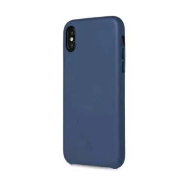 Celly Apple iPHONE XS Max Cover in Similpelle Blu