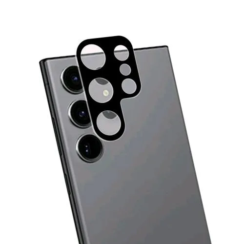 Celly Samsung Galaxy S24 Ultra 5G Cameralens Protezione per Fotocamere in Vetro Temperato Nero