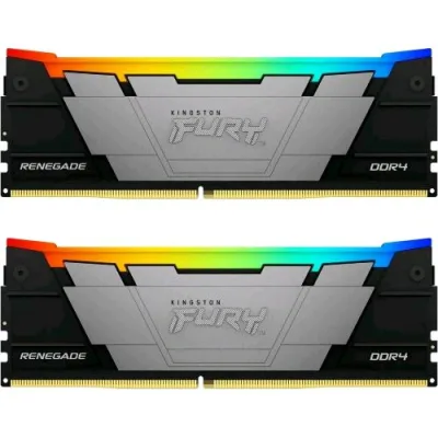 Kingston Fury Renegade RGB 64GB 2 x 32GB DDR4 3200m/S CL16 Dimm Nero