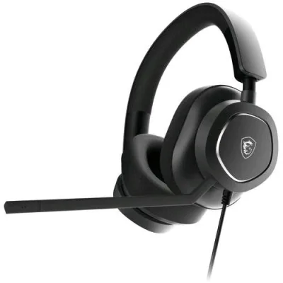 Msi Maestro 300 Cuffie Gaming con Microfono Driver Neodimio da 40mm Microfono Cardioide Rimovibile USB-C Nero