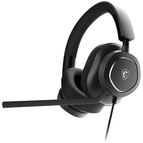 Msi Maestro 300 Cuffie Gaming con Microfono Driver Neodimio da 40mm Microfono Cardioide Rimovibile USB-C Nero