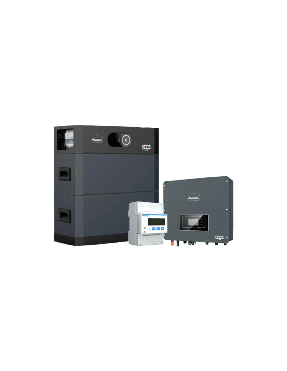 Sistema di accumulo trifase inverter 8kW Zucchetti batteria al litio HV SMART 5K 10.24kWh