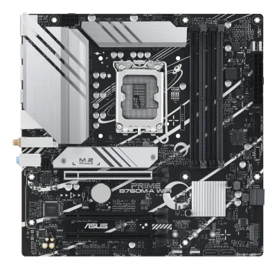 MB ASUS PRIME B760M-A WIFI S1700 4D5 4S3 2M.2 GBL U3.2 DP/2HDMI