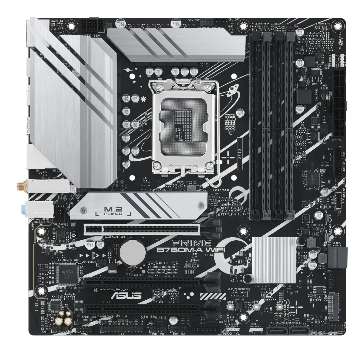 MB ASUS PRIME B760M-A WIFI S1700 4D5 4S3 2M.2 GBL U3.2 DP/2HDMI