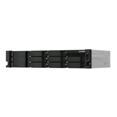 QNAP TS-864EU-8G NAS Chassis Rack 2U Celeron Quad-Core 2.9GHz RAM 8GB-8 Bay HDD/SSD 2.5"/3.5" Hot Swap-2 Porte LAN RJ-45 100/1000/2500 Mbps Colore Nero