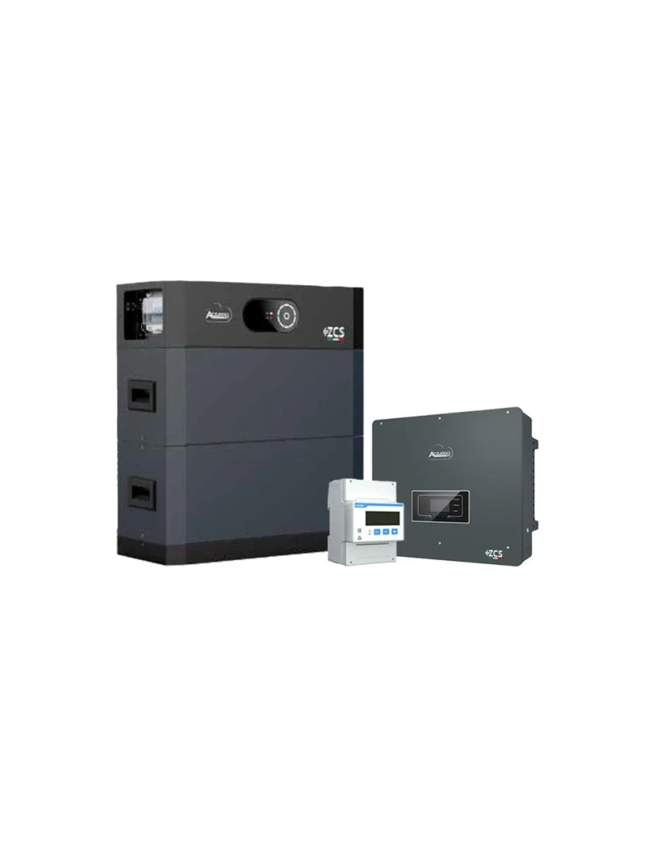 Sistema di accumulo trifase inverter 10kW Zucchetti batteria al litio HV SMART 5K 10.24kWh