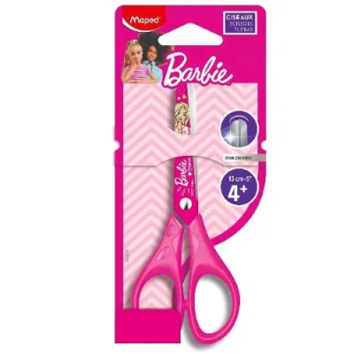 Maped Barbie Forbice 13 cm Lame in Acciaio
