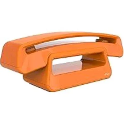Alcatel Epure 3 Iconic Elegante Telefono Cordless DECT Senza Tempo con Blocco delle Chiamate Indesiderate, Vivavoce, Display di Alta Qualita Arancione