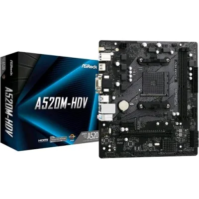 Asrock A520M-HDV Socket AM4 2 x DDR4 Micro ATX