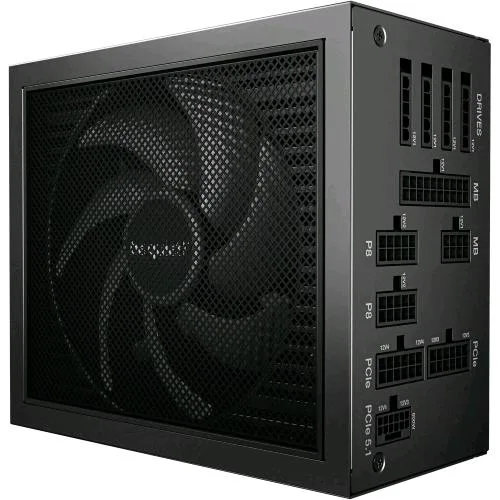Be Quiet! Dark Power 14 Alimentattore 850 W Modulare 80 Plus Titanium Ventola Silent Wings Pcie 4.0, 5.0 e 5.1 ATX 3.1 Nero