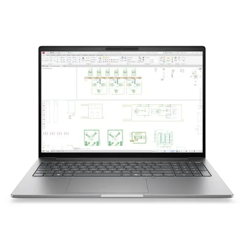 HP Zbook 8 G2I 16 ai Workstation Mobile Copilot+ PC 16" Wuxga Intel Core Ultra 7 366H RAM 48GB-SSD 1TB NVMe-Nvidia RTX Pro 500 Blackwell 6GB-Wi-Fi 7 + Gigabit LAN-Win 11 Prof Argento (DS3X2AT#ABZ)