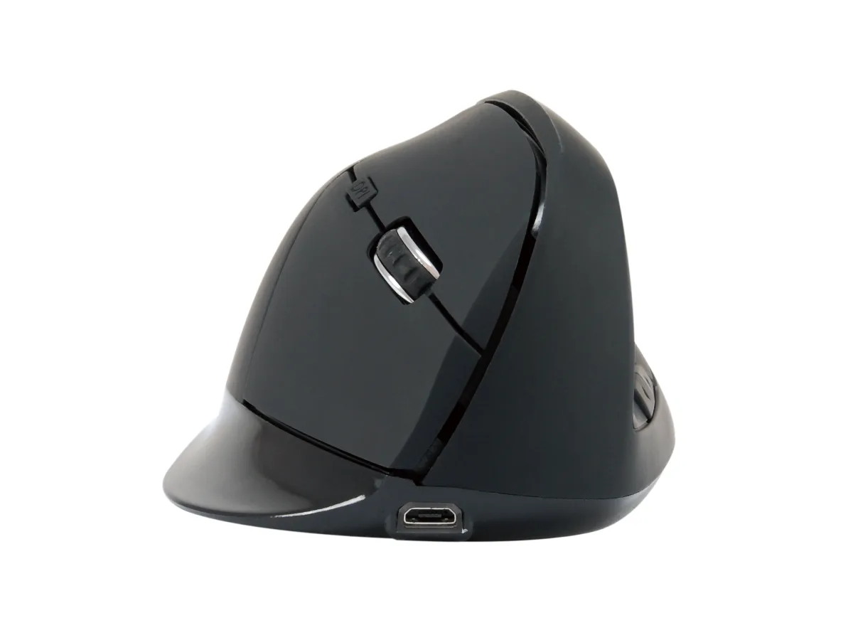 MOUSE OTTICO WIRELESS ERGONOMIC BK 6 TASTI RICARICABILE DPI SWITCH