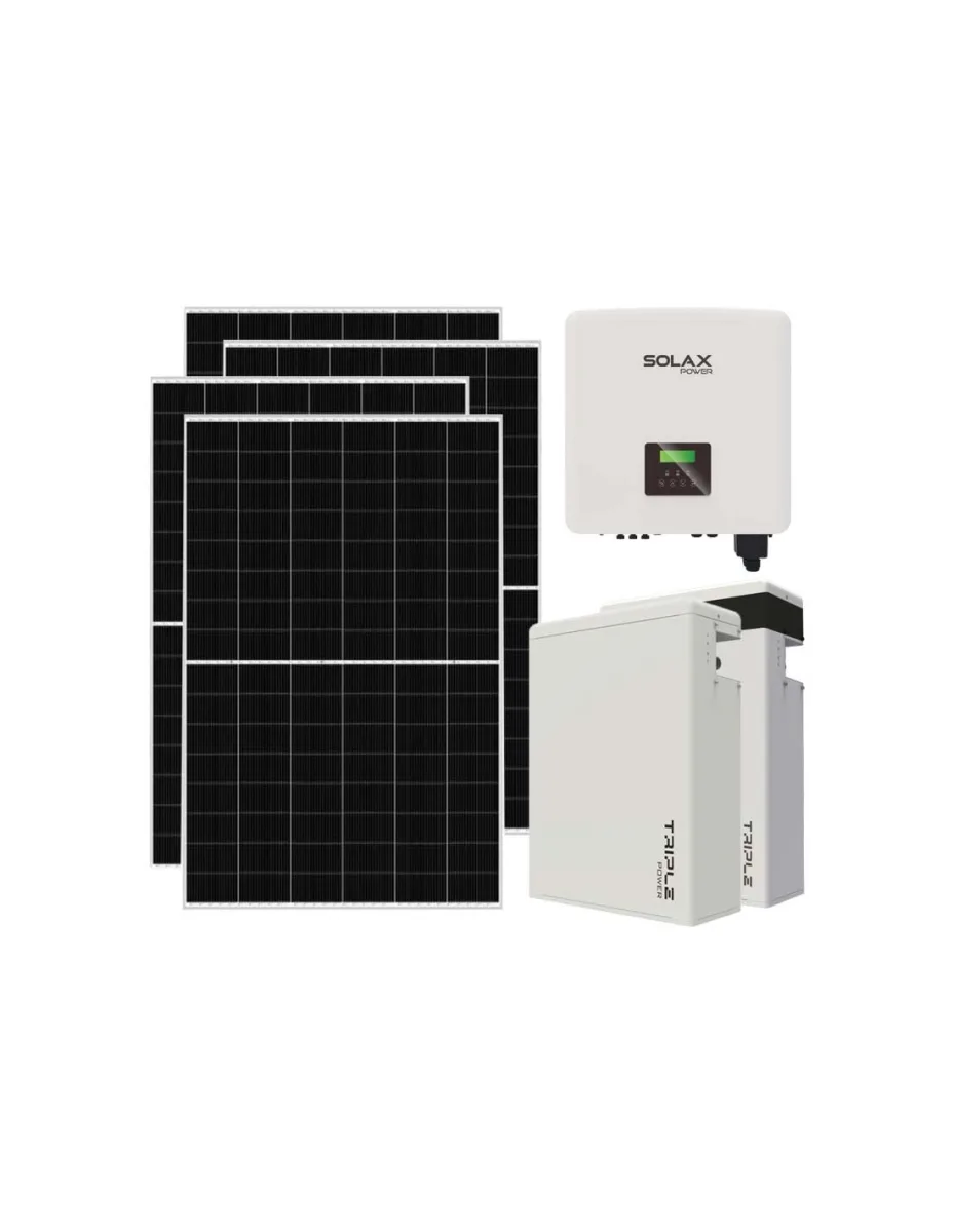 Kit fotovoltaico trifase 10010W inverter 10kW litio 11.6KWh T-BAT-H5.8 Solax Power