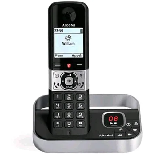 Alcatel F890 Voice Solo Telefono DECT con Segreteria Telefonica Vivavoce e Rubrica fino a 200 Numeri