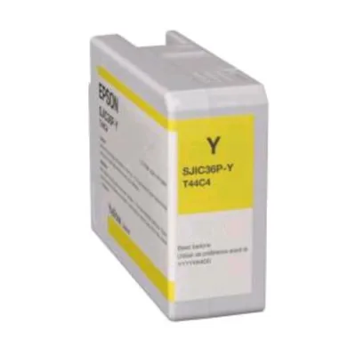 Epson T44C4 Cartuccia di Inchiostro Giallo per Colorworks C6500/C6000