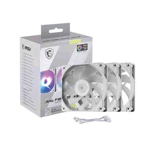 Msi Mag F120 ARGB White Fan 12cm Conf 3 Pz.