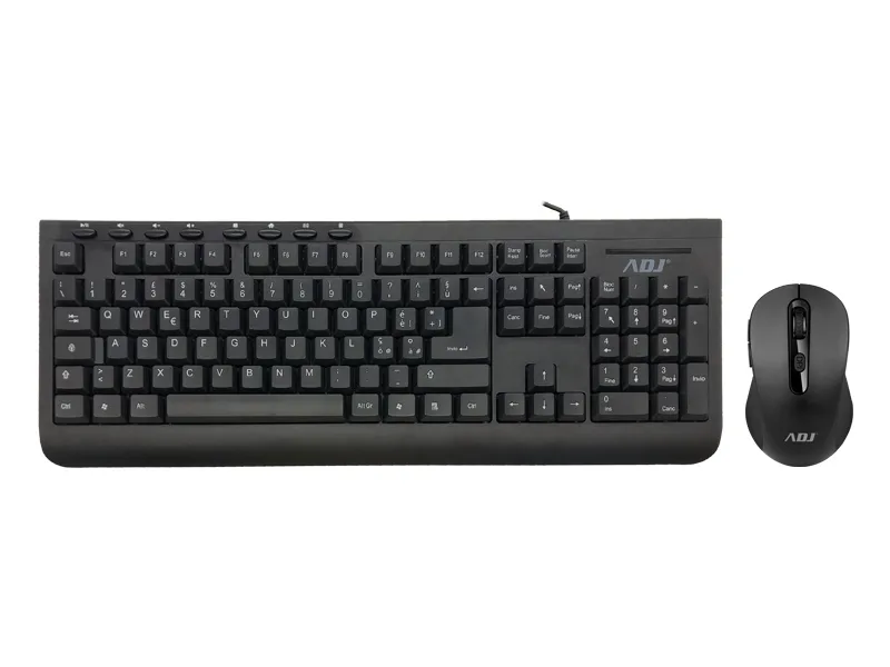 TASTIERA/MOUSE KIT USB PURE EVO BK 113TASTI MULTIMEDIA/MOUSE 6D ERGONO